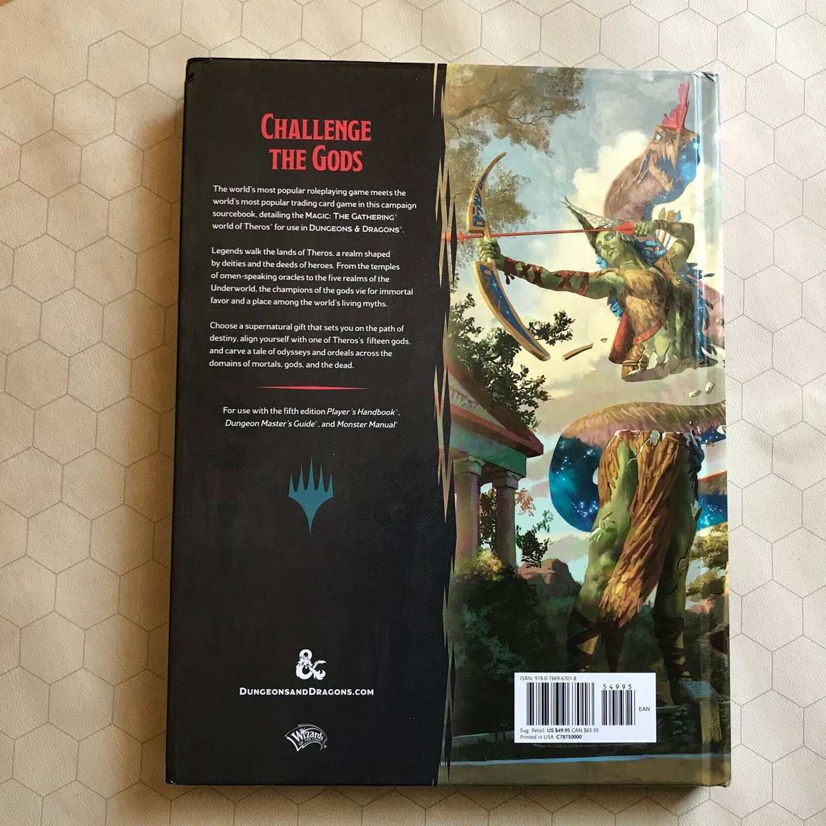 WOTC D&D 5th Ed 5E Mythic Odysseys of Theros New 1st printing book