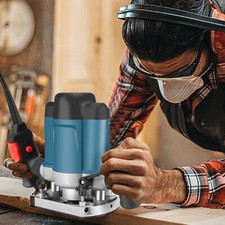 220V Electric Hand Trimmer Palm Router Woodworking Laminate Speed Adjustable