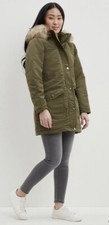 Dorothy Perkins Luxe Parka Jacket Size 14