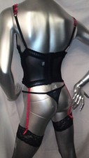 Guêpière Chantal Thomass Rouge - Taille 95B - Neuve Sans Étiquettes - Balconnet