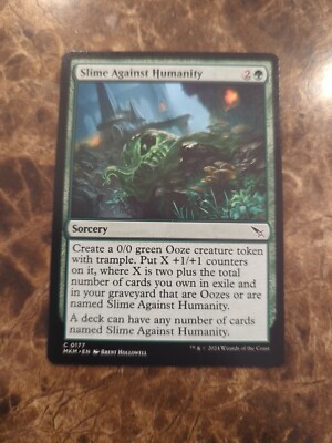 Slime Against Humanity Murders at Karlov Manor Regular NM MTG | eBay Slime Against Humanity Murders at Karlov Manor Regular NM MTG | eBay