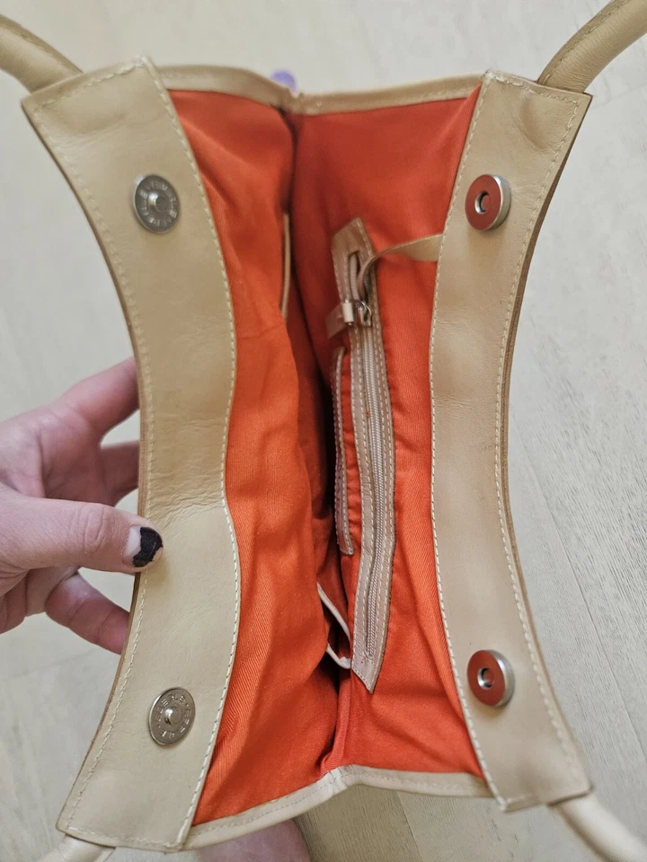 Bolso de Hombro Cartera Vintage Sharif Marc And Marc Rosa Púrpura Rayas Floral Con Cuentas Foto 4 de 4