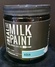 The Real Milk Paint Co. Makes 1 Pint Powder AQUA For Environment