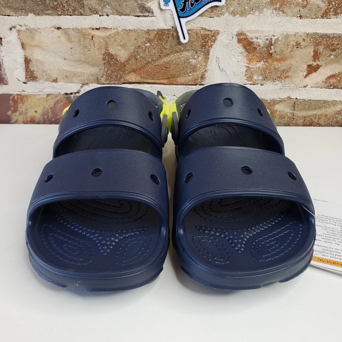 Crocs Classic All Terrain Sandals Kids Boys Size J 3 Navy Blue