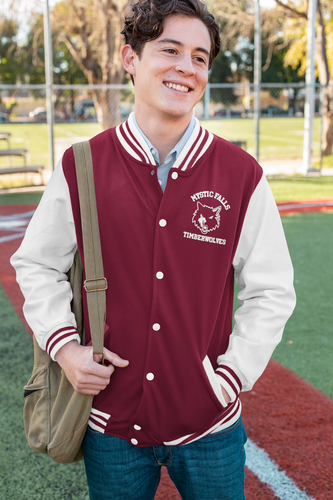 Mystic Falls Salvatore Varsity Jacket 