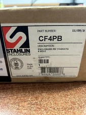 Stahlin Enclosures CF4PB - Enclosure PB 11x4x4 FG 4 Hole- Closed Box