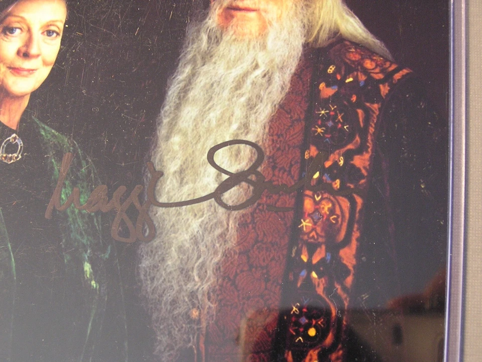 Harry Potter-Maggie Smith-McGonagall-Richard Harris-COA-Signature-Autograph-Card - Image 4 of 4