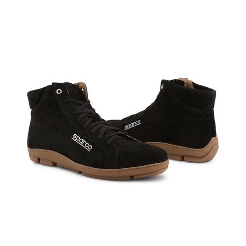 Zapatillas deportivas SPARCO PALAGIO negras gamuza altas deportes de motor conducción zapatos - Imagen 3 de 9