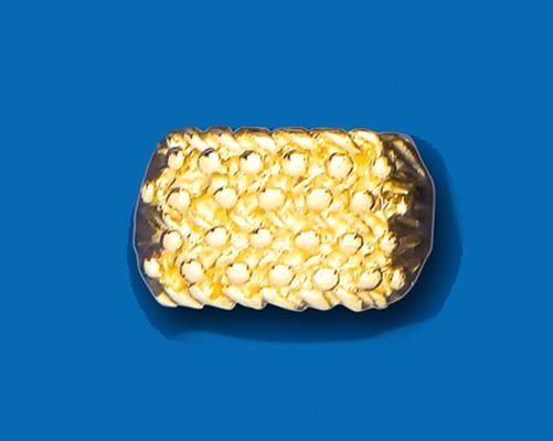 Keeper Anillo amarillo Sólido 9ct Gold De caballero