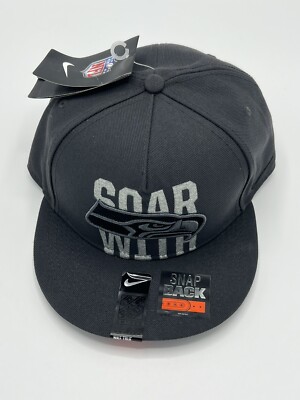 Nike True Dark Grey Soar With Seattle Seahawks SnapBack Hat
