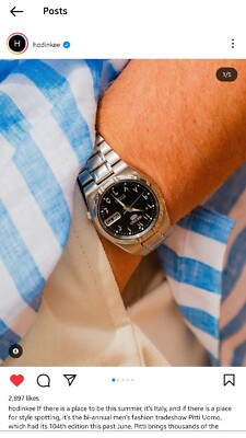 SEIKO SNK063J5 Special Limited Ed. Arabic Numeral Dial Automatic