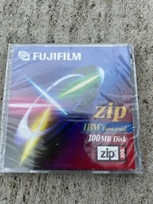 NEW FUJIFILM ZIP 100MB DISK IBM FORMATED