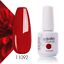 miniatura 69  - 179 Kolor Żel Lakier do paznokci Czerwony Soak Off Lampa UV LED Nail Art Różowe kolory Żel 15ml
