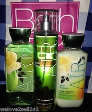 Bath & Body Works Pear Blossom Fine Fragrance Mist Spray Shower Gel Wash Lotion