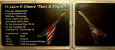 Somalia 1$ 2004 50 Jahre E-Gitarre Stars & Stripes emailliert nur 2000 Münzen
