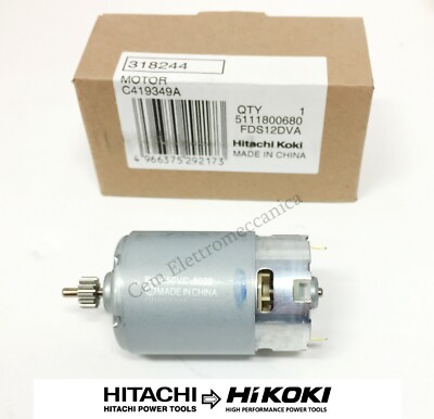 Motor Ersatz Original 12 Volt Hitachi Hikoki 318244 für Schraubendreher DS12DVF3