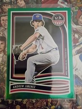2024 Panini Stars and Stripes - Andrew Jimenez #52 Green (RC)
