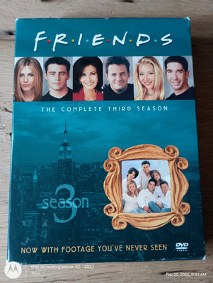 Friends: Season 3 (DVD) Rachel, Joey, Monica, Chandler, Phoebe, Ross, Comedy 