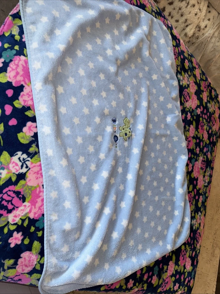 Manta Dinosaurio Azul Garanimals Bebé Niño Blanco Estrella Verde Punto Dino lovey - Foto 4 de 4