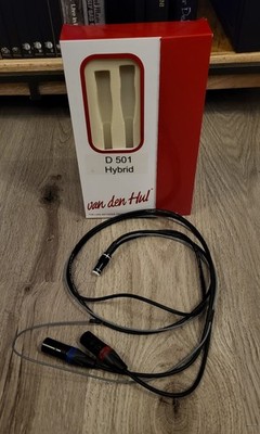 VAN DEN HUL D-501 HYBRID XLR PHONO KABEL PLATTENSPIELER
