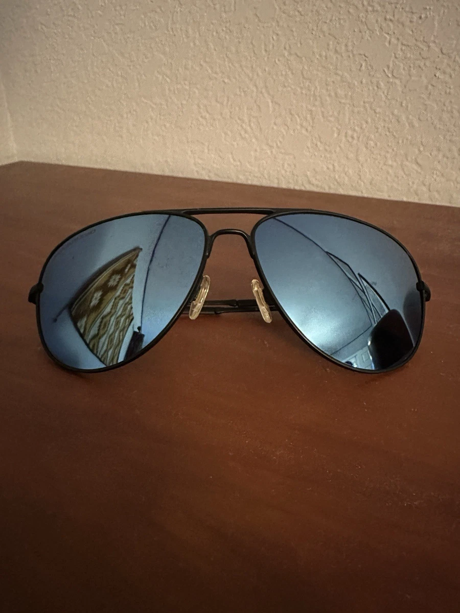 Lunettes De Soleil Revo Windspeed, Métal Gunmetal, Verres Gris Polarisés, Neuves
