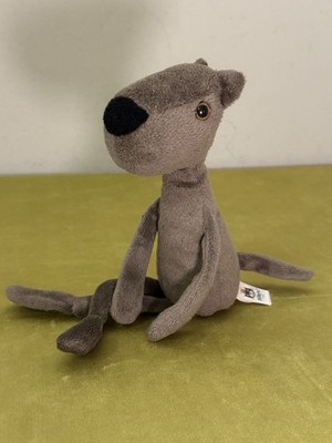 Jellycat Rumplekin Mutt Brown Grey Dog Rare Retired Puppy Soft Toy cm.30 Plush