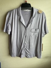 RAE DUNN Two Piece SLEEP Pajama Set Purple DAY OFF. size M