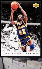 1992-93 Upper Deck #TM14 James Worthy Team MVPs - JL