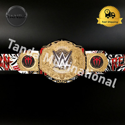 Custom Ro,man Rei,gns World Heavyweight Championship Belt Wrestling 2mm Brass