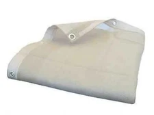 Heavy Duty Mesh Tarp w/ Grommets (every 11" - 12") White 12' x 20' 