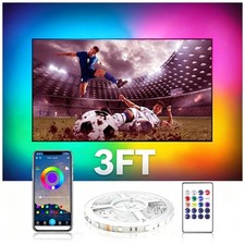 5v Usb Led Strip Light For Tv Backlight With App 5050 Rgb Color-changing Model