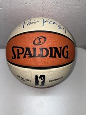 Spalding WNBA Game Ball Series Indiana Fever Paris Kea Autographed Basketball