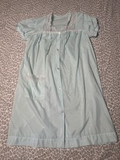 Vintage Nightgown Blue Embroidered women  s Komar , Medium