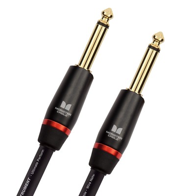 MONSTER CABLE Musical Instrument Cable Bass Guitar Cable Length 12ft Straight x
