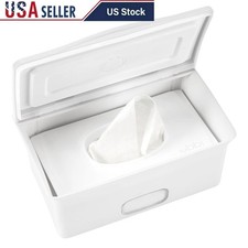 Clear Window Baby Wipe Dispenser One-Handed Use Durable Seal Universal Fit