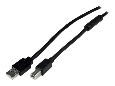 StarTech.com 20m / 65 ft Active USB 2.0 A to B Cable M/M USB-Kabel Typ B 4-polig