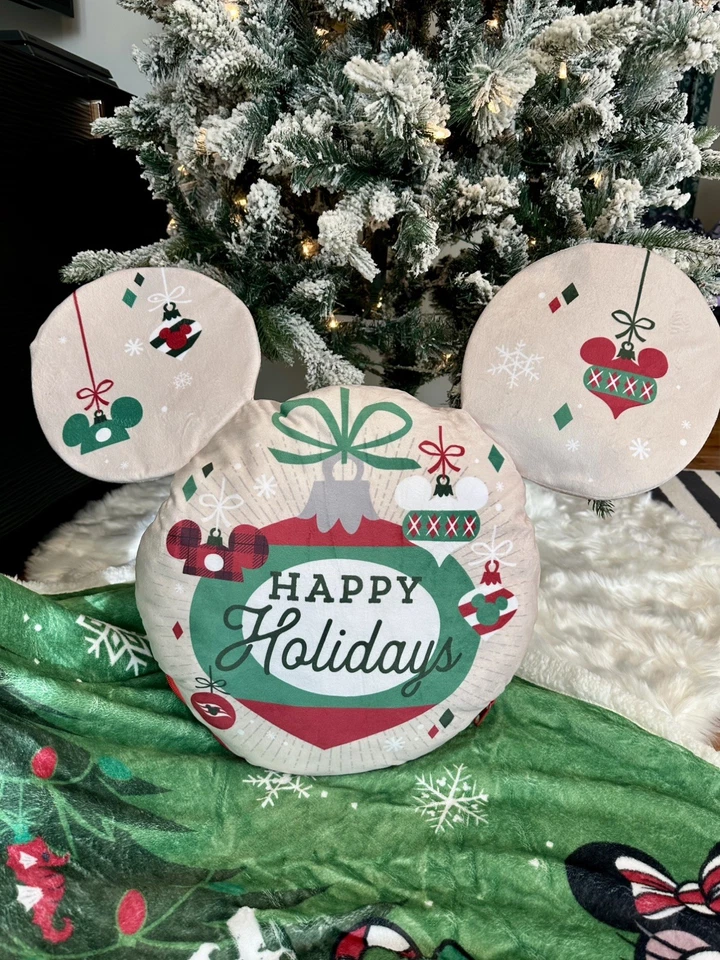 Disney Cruise Line Camarote Decoración Navidad Almohada, Manta y Bolsa Set de Regalo! Foto 3 de 4