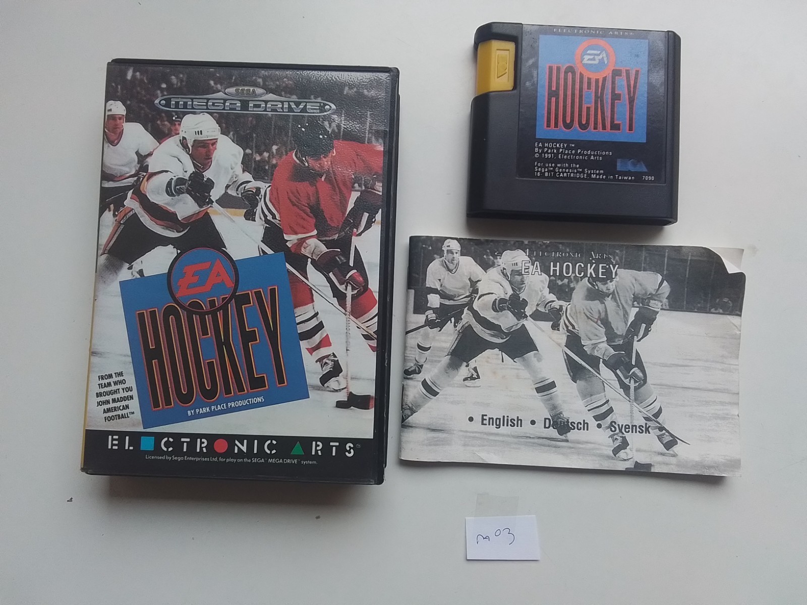 EA Hockey Complet sur SEGA Megadrive !!!