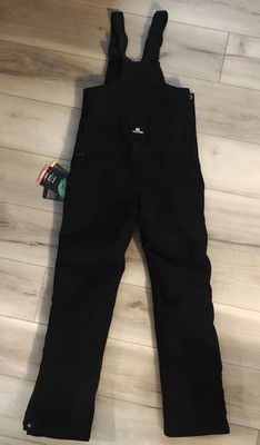 Killtec Ski Bib Pants Womens US 8(M)Black Waterproof Snowboard Snow Pants 10K-11