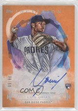 2019 Topps Inception Rookies and Emerging Stars Orange 36/50 Luis Urias Auto RC