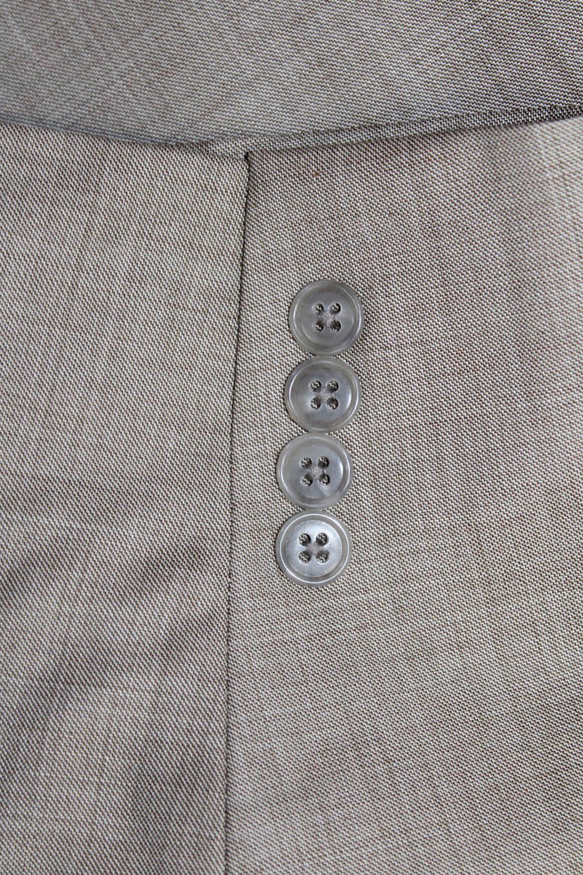 Michael Michael Kors Mens Two Button Suit Brown Wool Size 43 Regular/40 thumbnail 9