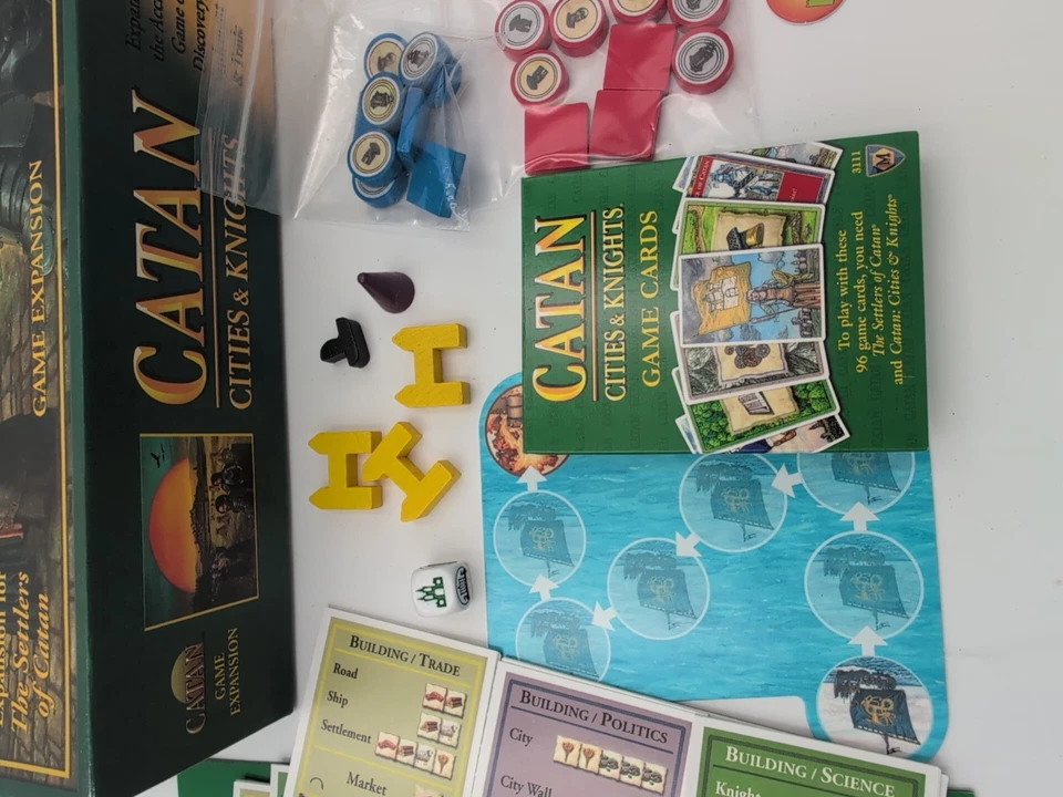 Catan Cities And Knights Juego de Mesa Expansión, Usado Como En La Foto Foto 3 de 4