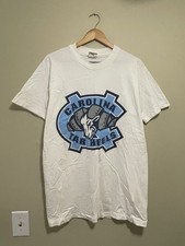 Vtg North Carolina Tar Heels T Shirt Men  s Large White 90s