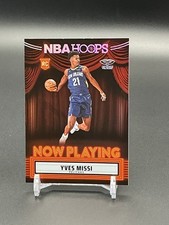 2024 Panini NBA Hoops Now Playing #12 Yves Missi - Holo RC