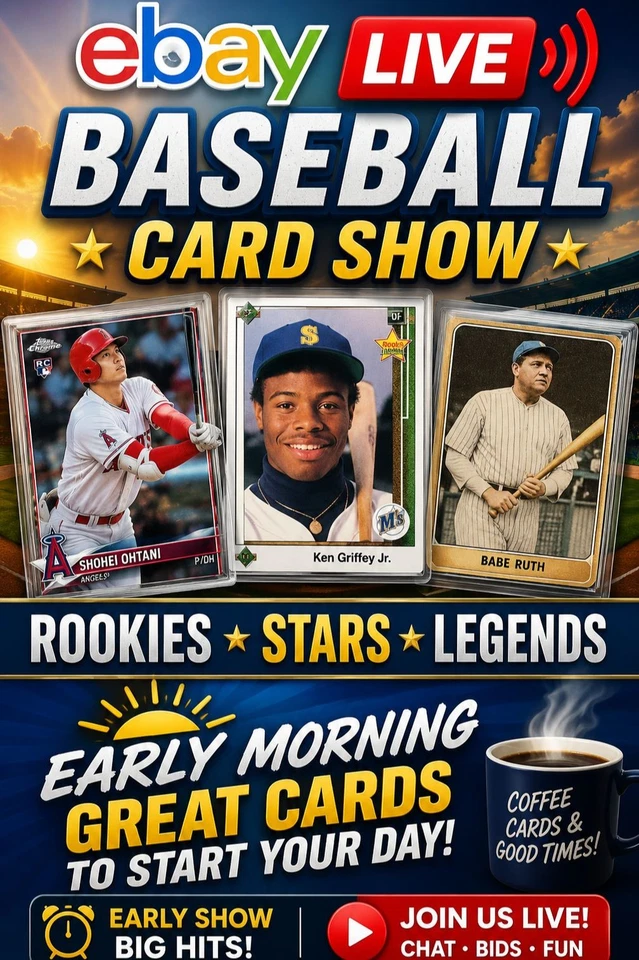 Baseball Stars, Rookies, Prospects, HOF cards!