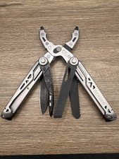 Gerber Dual-Force Multi-Tool Silver Black Pliers Saw File No Sheath Used