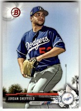 2017 Bowman Draft #BD-134 Jordan Sheffield Los Angeles Dodgers Baseball