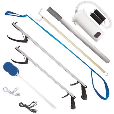 Rehabilitation Advantage Complete Hip & Knee 9 Piece Set, Multi-colors 