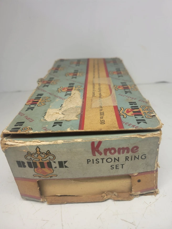Juego de 8 anillos de pistón Buick Straight de fábrica años 50 (para piezas) Foto 3 de 4