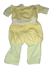 Vintage 80s Cabbage Patch Kid Doll Clothes Yellow Sweat Suit Set Coleco Tag